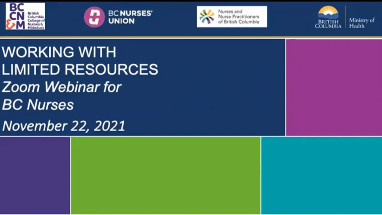 Working With Limited Resources