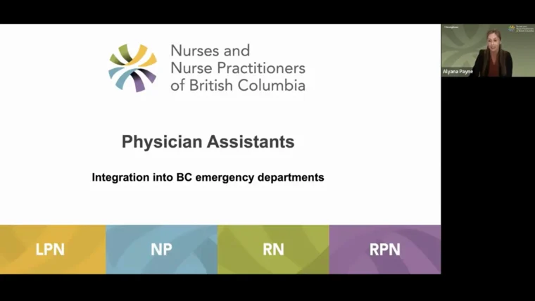 Physician Assistant Integration into BC Emergency Departments