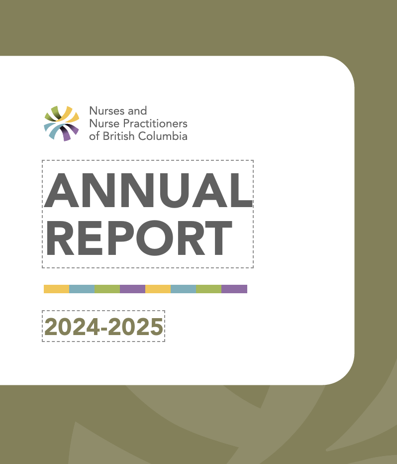 Cover page of the 2024-25 NNPBC Annual Report, featuring the NNPBC logo and graphic elements.